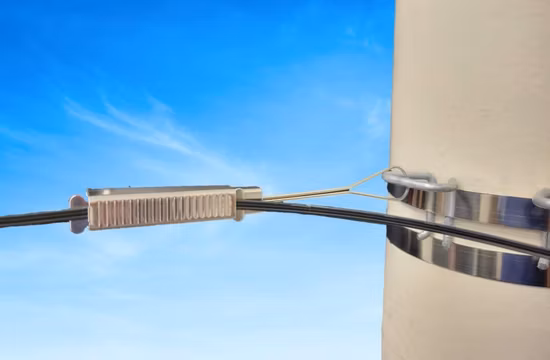 FTTH Fiber Optics Drop Wire Arc H Type Clamp