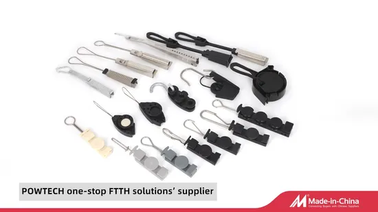 FTTH Fiber Optics Drop Wire Arc H Type Clamp